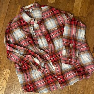 Old Navy Boyfriend Flannel Shirt